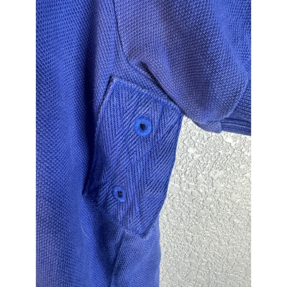 Polo Ralph Lauren Men's Blue Big Pony Marine Supply Crest Polo Shirt Medium